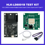 79G millimeter wave liquid level detection sensor HLK-LD8001B test kit/ development board non-contact radar module for high-precision level measurement